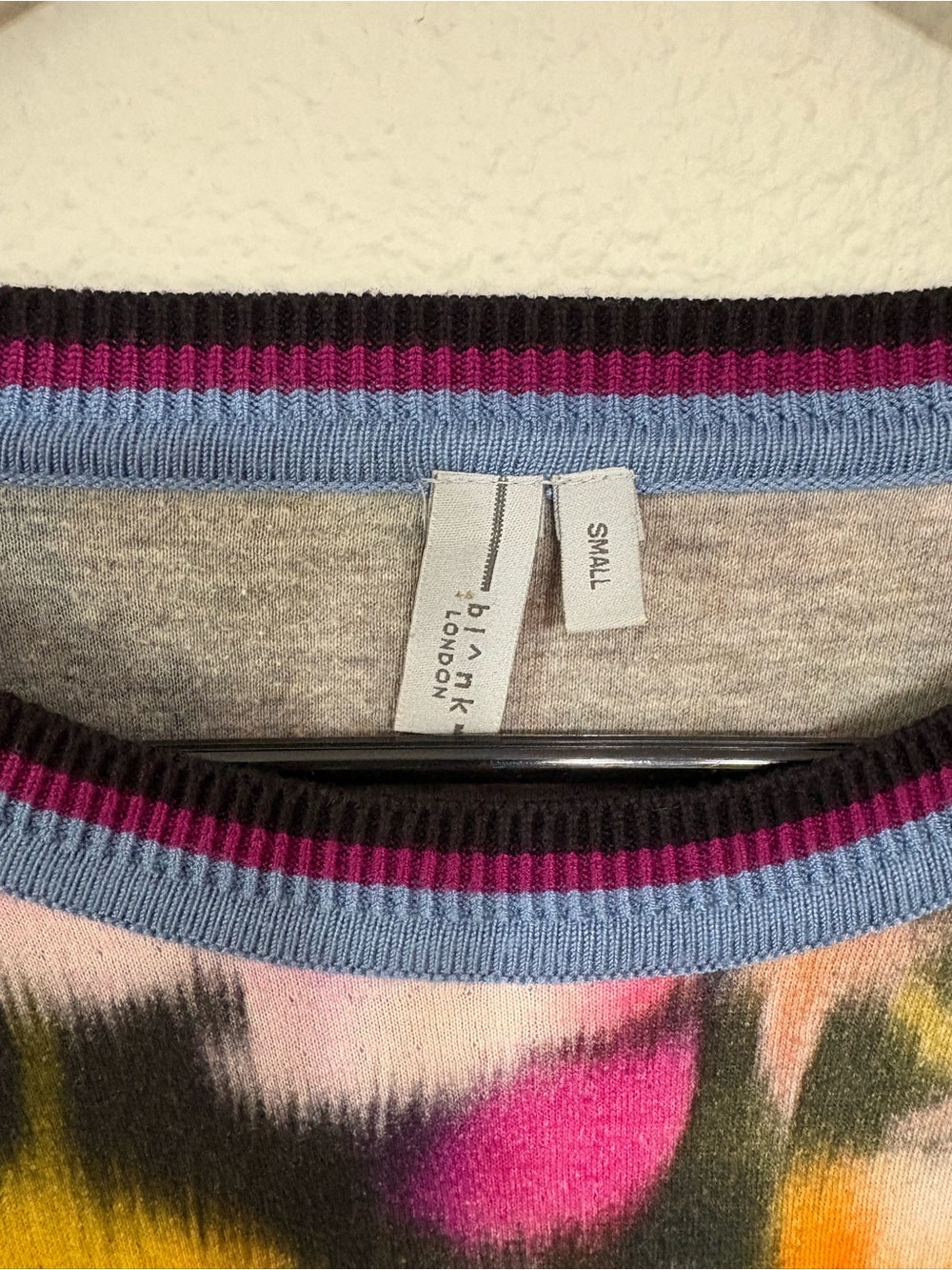 Blank London Floral Knit Top – Size Small - Picture 2 of 3